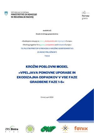 Krožni poslovni model - studioKroG - T3.3